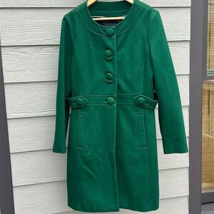 Banana Republic Green Wool Blend Women's Jacket Size L